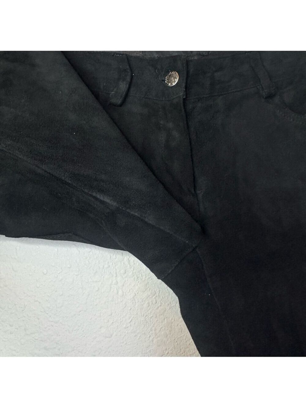 ARTICO {AXEL’S VAIL} Suede Black Pants - Picture 7 of 17